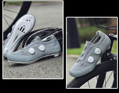Professional Men's Cycling MTB Shoes Route Cleats Speed Road Bike Sneakers Racing Women Flat Bicycle Mountain SPD Biking Footwear