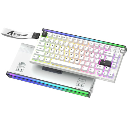 ATTACK SHARK R85 HE 8000Hz RGB Rapid Trigger Keyboard, 0.005mm RT Accuracy Wired Gaming Keyboard, Hall Effect Magnetic Switch