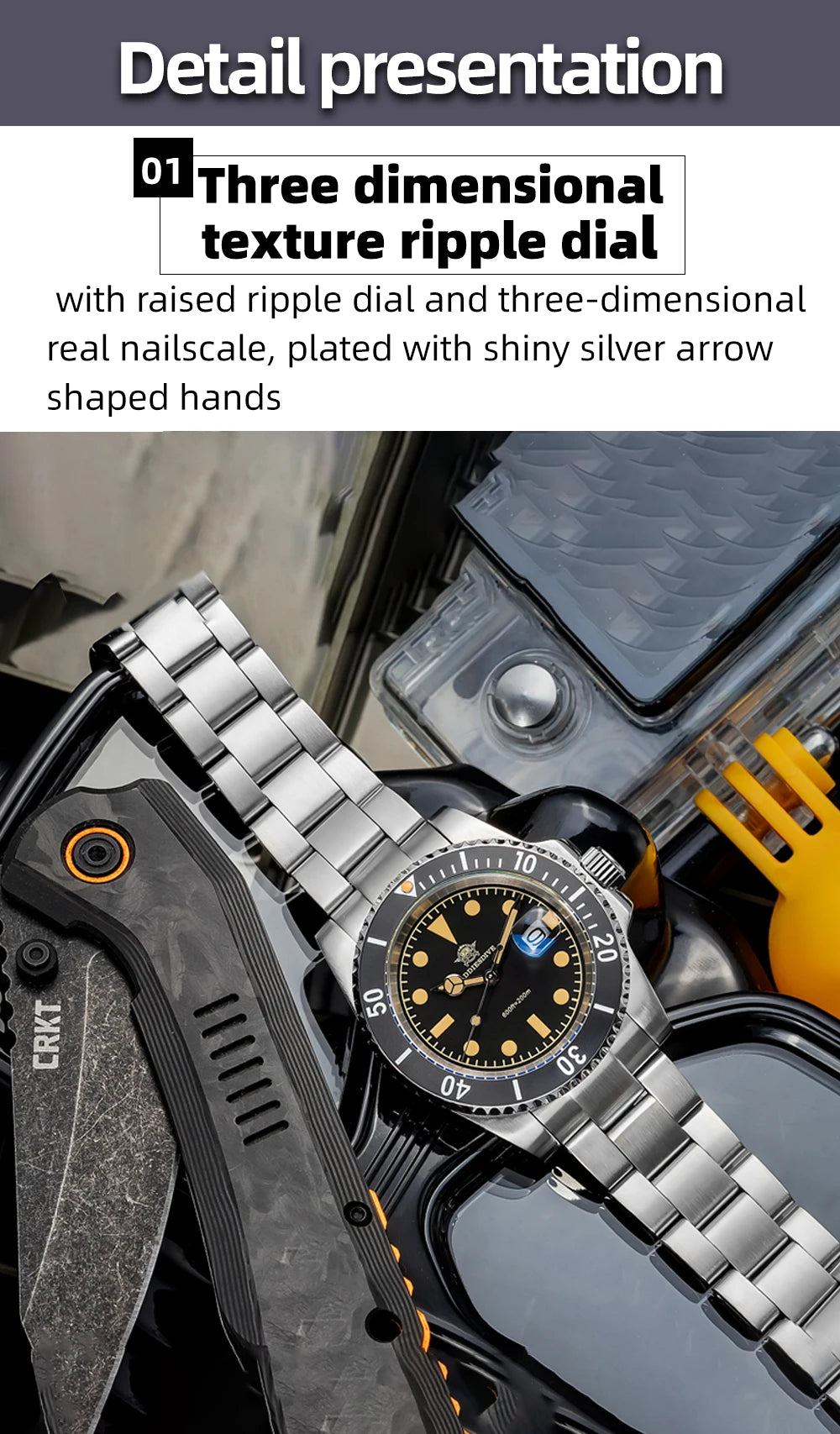 ADDIESDIVE Watch for Men New Quartz Wristwatch Green Ceramic Bezel Diving 200m Luminous 41mm Automatic Date Diver Men's Watch