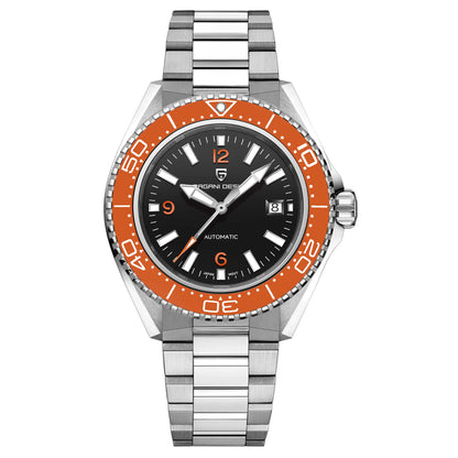 Pagani Design New Men's Mechanical Watch Luxury Sapphire Stainless Steel 100m Waterproof Ceramic bezel Automatic Watch