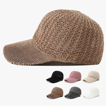 2025 New Summer Breathable Mesh Baseball Cap Snapback Hat Outdoor Sport Sunscreen Trucker Hats For Women Men Sunhat