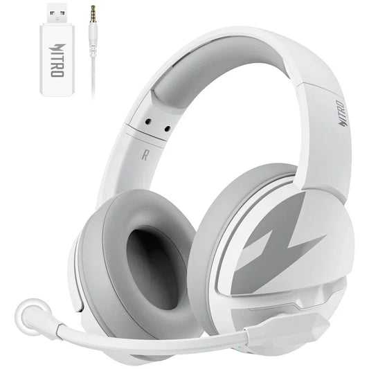 Casque de jeu sans fil Acer K2, Bluetooth 5.3 + 2,4 GHz, 100 heures d'autonomie, casque de jeu pour PS5, PS4, PC, Switch avec micro à réduction de bruit