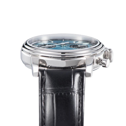 Sugess Men's Pilot 1963 Wristwatch ST1906 Chronograph Handwind Movement Domed Sapphire Waterproof Power Reserve Lume V2