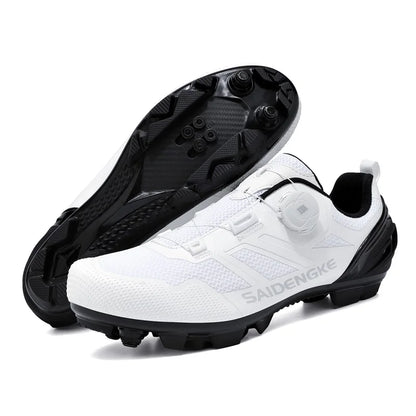 Nouvelles chaussures de cyclisme unisexes, professionnelles, légères, luxueuses, originales, pour route, VTT, course, vélo de mode, vélo de ville, sports de rue