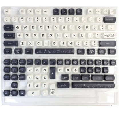 Galaxy Theme Key Cap 129 Keys GMK MOA Profile DYE-SUB PBT Keycap with 1.75U 2U Shift for MX Switch Mechanical Keyboard