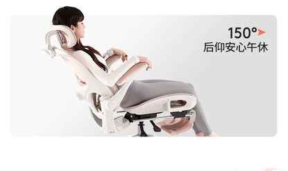 Massage Ergonomic Rattan Chair Folding Office Chaise Sihoo Leather Office Chair With Chairs for Living Room Weightless Desk