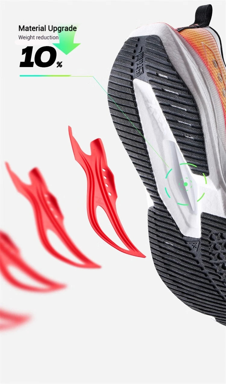 Xtep One Piece Model 2.0/1.0 Men Running Shoes  Autumn Comfortable Stability Cushion Rebound Racing Sneakers 876319110073