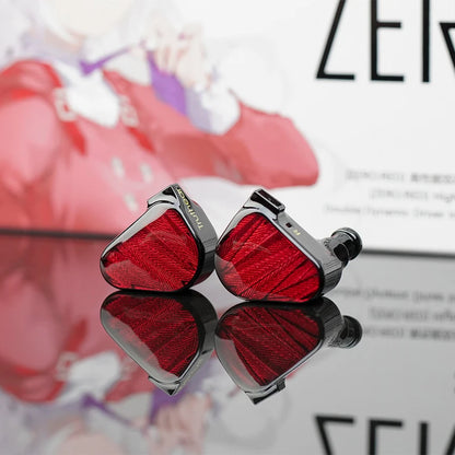 TRUTHEAR x Crinacle ZERO:RED Dual Dynamic Driver In-Ear Wired Audiophile Earphones 0.78 2Pin HiFi Earphones