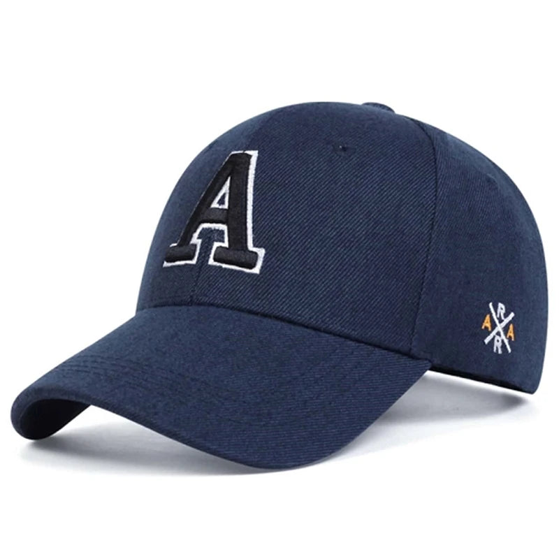 2025 Fashion New Baseball Hat A Letter Side AR Embroidery Outdoor Leisure Sports Daily Decoration Sunshade Hat Street HipHop Hat