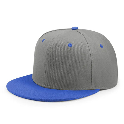 Wholesale 40 Colors Adjustable Flat Peak Snapback Caps Lady Fashion Polyester Plain Baseball Hat Men Hiphop Blank Sport Cap