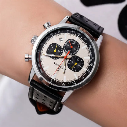 2025 INCASEDA chronograph multifunctional quartz movement men's luxury series ultra bright luminous fashionable quartz watch