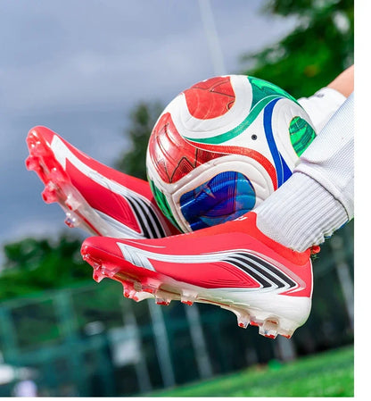 Nouvelles chaussures de football pour hommes, baskets d'entraînement de haute qualité, chaussures de soccer, crampons pour terrain en herbe, futsal, matchs en salle, antidérapantes, best-seller, pour l'extérieur