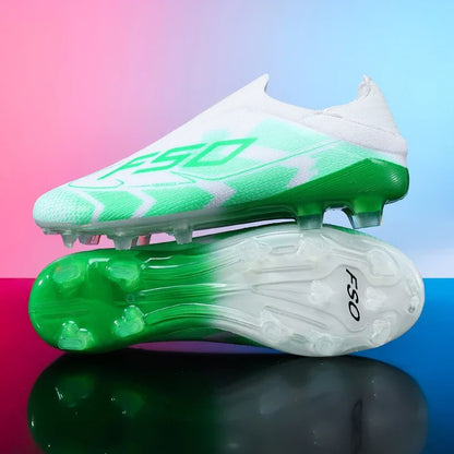 Nouvelles chaussures de football pour hommes, crampons de gazon très vendus, chaussures de football respirantes, chaussures de match de haute qualité, baskets antidérapantes pour garçons, légères pour l'extérieur