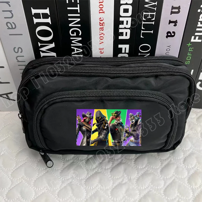 Fortnite Pen Box Creative Game Pattern Pencil Case Harajuku Storage Bag Boy Girl Back to School Supplies Birthday Party Gifts