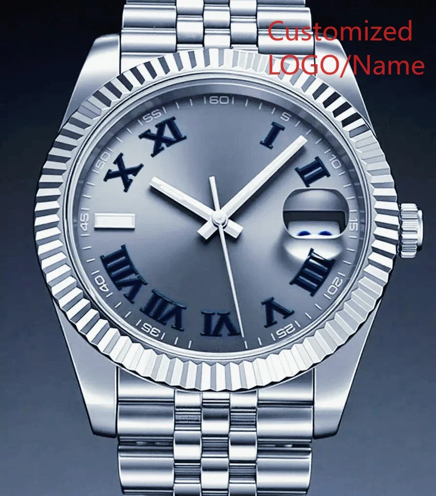 A989 Store Customized Watch Men's Women Automatic Mechanical Watch 36mm 40mm 904L Stainless Steel Black Blue