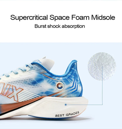 ONEMIX Neue Marathon-Laufschuhe mit Nylon-Carbonplatte, stoßdämpfende Profi-Rennschuhe mit stabiler Unterstützung, ultraleichte Rebound-Sneaker