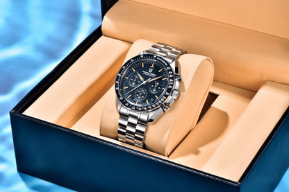 PAGANI DESIGN PD1701 Tribute to CK2998 Moon Watch Retro Quartz Watch For Men AR Sapphire crystal Sport Chronograph Man 2026 New