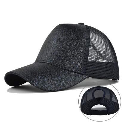 2023 Women Summer Ponytail Baseball Cap Cotton Camouflage Print Mesh Hat Adjustable Sports Golf Hat Girl Outdoor Casual Sun Hat