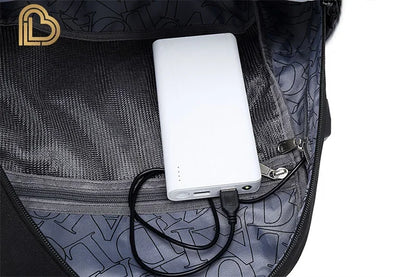Yule Trooper F-Fortnited Battle Royale Rucksack mit USB-Ladeanschluss, Anime-Figuren, Lern- und Schreibwarenfach für Schüler