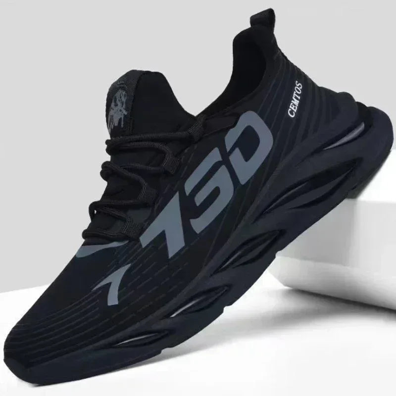 New Summer Mens Breathable Mesh Running Shoes Lightweight Sports Sneakers Trendy Brand