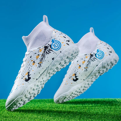 Nouvelles chaussures de football professionnelles pour hommes, chaussures de football antidérapantes, unisexes, respirantes, chaussures de futsal, nouvelles chaussures à crampons, livraison directe, ultralégères