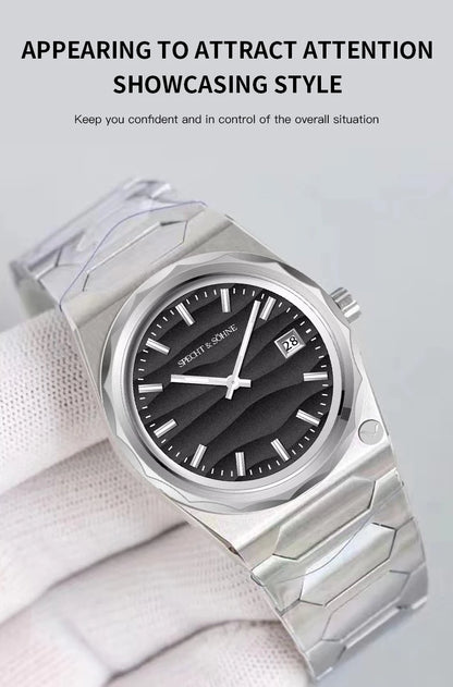2025 New Arrivals Specht & Söhne 222 Gold Watches For Men Super Slim Steel Sapphire Classic Quartz Watch Relogio Masculino 37MM