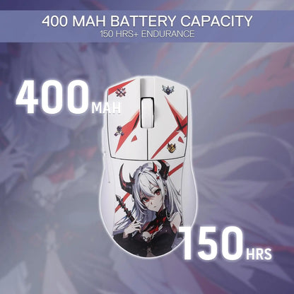 Rato Gaming Redragon M916AK PRO 3-Mode Anime 42G Ultra-Light 26K DPI com Botões Totalmente Programáveis