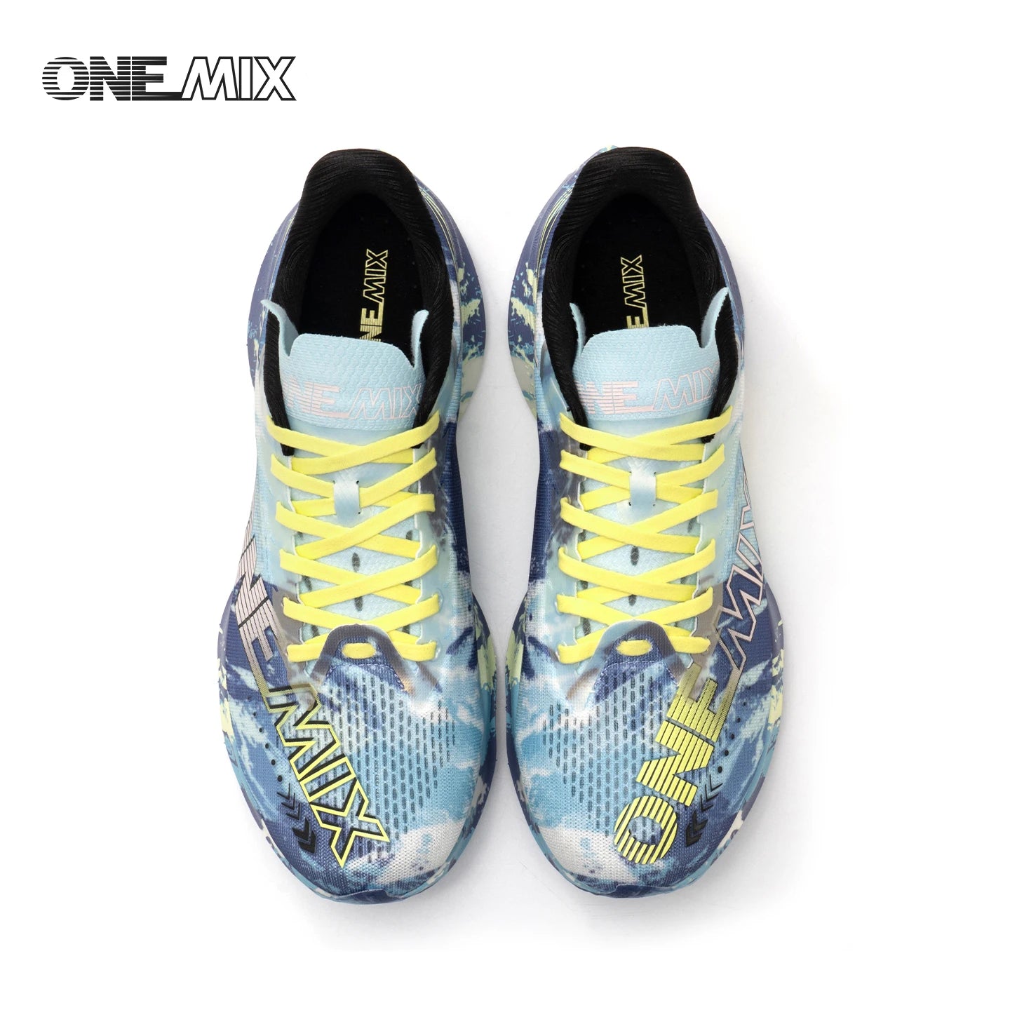 ONEMIX Neue Marathon-Laufschuhe mit Nylon-Carbonplatte, stoßdämpfende Profi-Rennschuhe mit stabiler Unterstützung, ultraleichte Rebound-Sneaker
