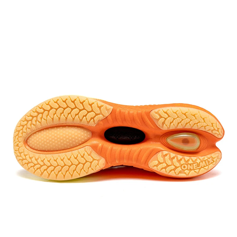 ONEMIX Nouvelles chaussures de course à amorti pour hommes, adaptées aux coureurs intensifs, à lacets, sportives, pour femmes, antidérapantes, d'extérieur, athlétiques, baskets pour hommes