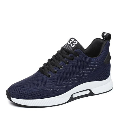 Nouvelles baskets pour homme, chaussures rehaussantes, semelles intérieures de 8 cm, respirantes en maille, chaussures de sport pour augmenter la taille
