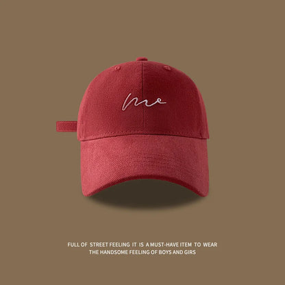 1pc leisure relax Face recognition hat,duckbill cap,men's embroidered letters,simple and versatile,fashionable baseball caps
