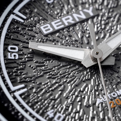 BERNY Automatic Diving Watches for Men Full Titanium Lightweight Super Luminous Mechanical Men's Diver Watch 20ATM Sapphire