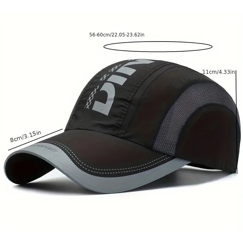 New Summer Hat Quick-Drying Cap Fashion Spring Baseball Cap Outdoor Sports Cap Breathable Mesh Hat Visor Hat