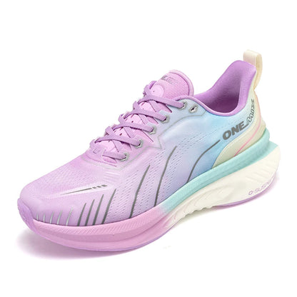 ONEMIX Nouvelles chaussures de course à amorti pour hommes, adaptées aux coureurs intensifs, à lacets, sportives, pour femmes, antidérapantes, d'extérieur, athlétiques, baskets pour hommes