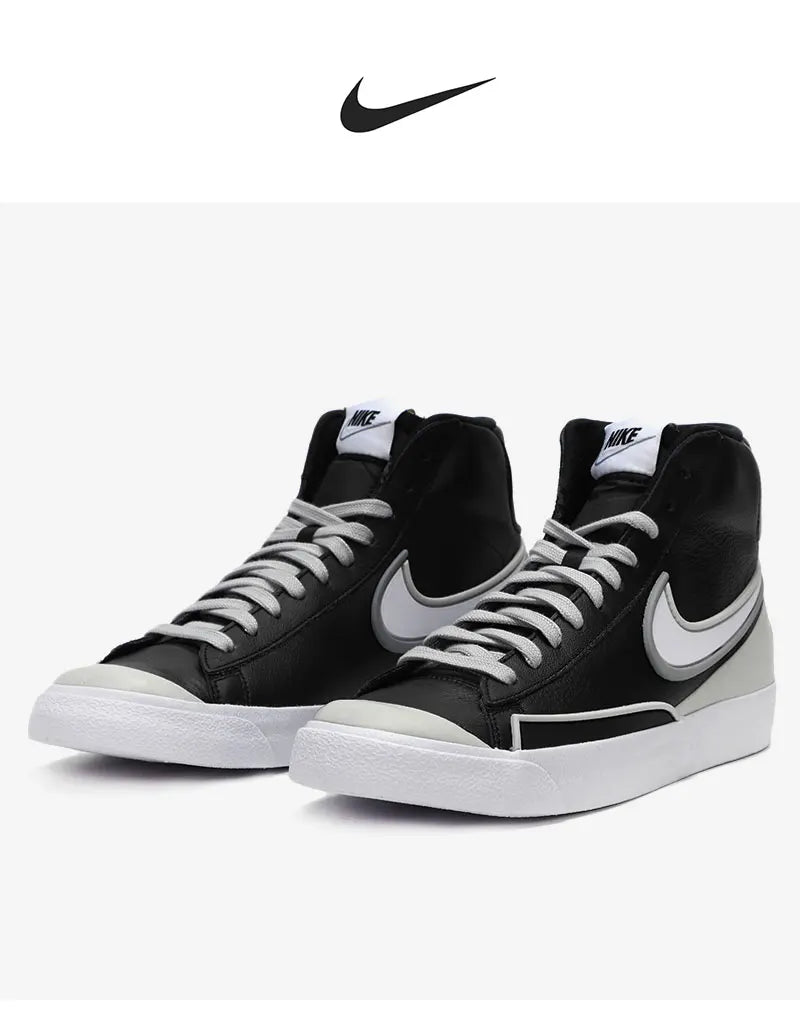 Nike genuine Blazer Mid '77 Unisex Comfortable Sports Sneakers DA7233-001
