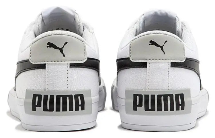 Puma Bari, baskets basses décontractées, polyvalentes, confortables, amortissantes, légères, respirantes, blanches et noires, 389383-01