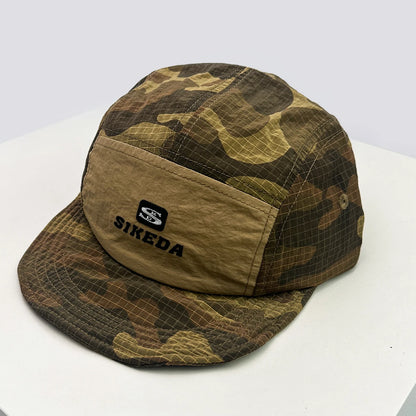 New Unisex CAMO Quick Drying Letter Embroidery Baseball Hats Sunshade Color Block Breathable Personal Peaked Caps Versatile ins