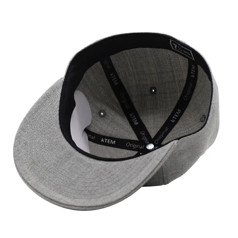 Casquette ajustée entièrement fermée brodée, style New York, taille Trucker, Bboy, pour homme, visière plate, hip-hop, unie, snapback, Era