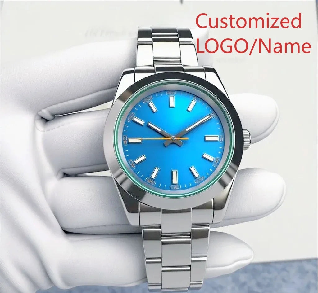 A989 Store Customized Watch Men's Women Automatic Mechanical Watch 36mm 40mm 904L Stainless Steel Black Blue