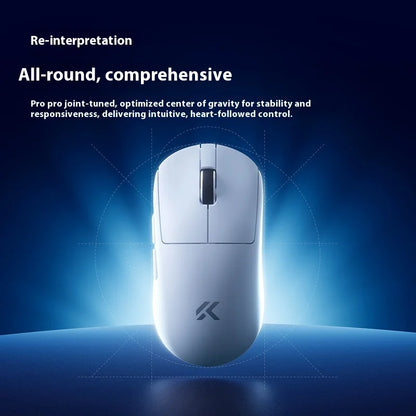 MCHOSE A7 V2 Ultra+ Kabellose Maus Tri-Mode Leichtgewicht Paw3950 Ti 42000dpi 500mah PC E-Sports Laptop Gaming-Maus Zubehör