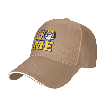 Yellow Wrestling Cena John White Custom Baseball Caps For Mens Unisex Male Beach Sunscreen Hat Snapback Cap