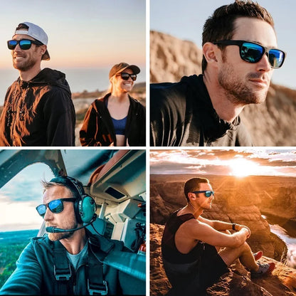MAXJULI Polarized Sunglasses for Men and Women, Driving Cycling Running UV400 Protection Sun Glasses 8120