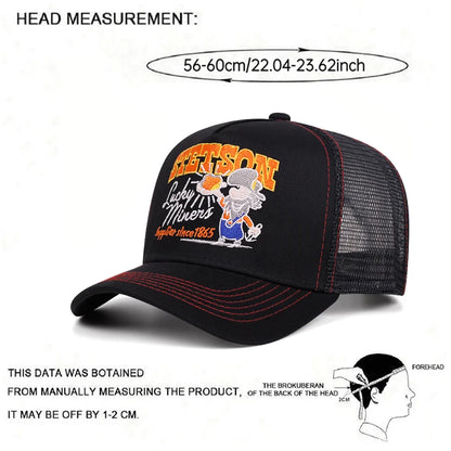 2025 Creative New Truck Hat STETSON Nuggets Net Hat Outdoor Sports Skateboard Hat Daily Leisure Wear Sunshade Hat Baseball Hat