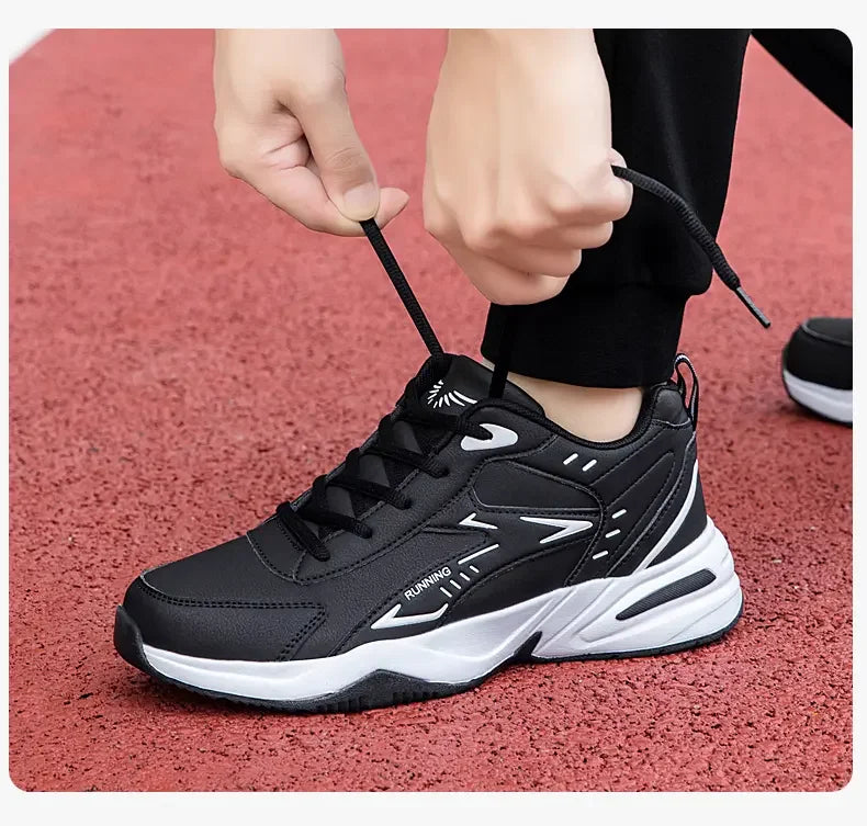 Baskets Chunky pour Hommes à Semelle Épaisse Polyvalentes Nouvelle Tendance 2026 Chaussures de Sport Décontractées Respirantes à Lacets en Maille avec Semelles Souples Améliorées
