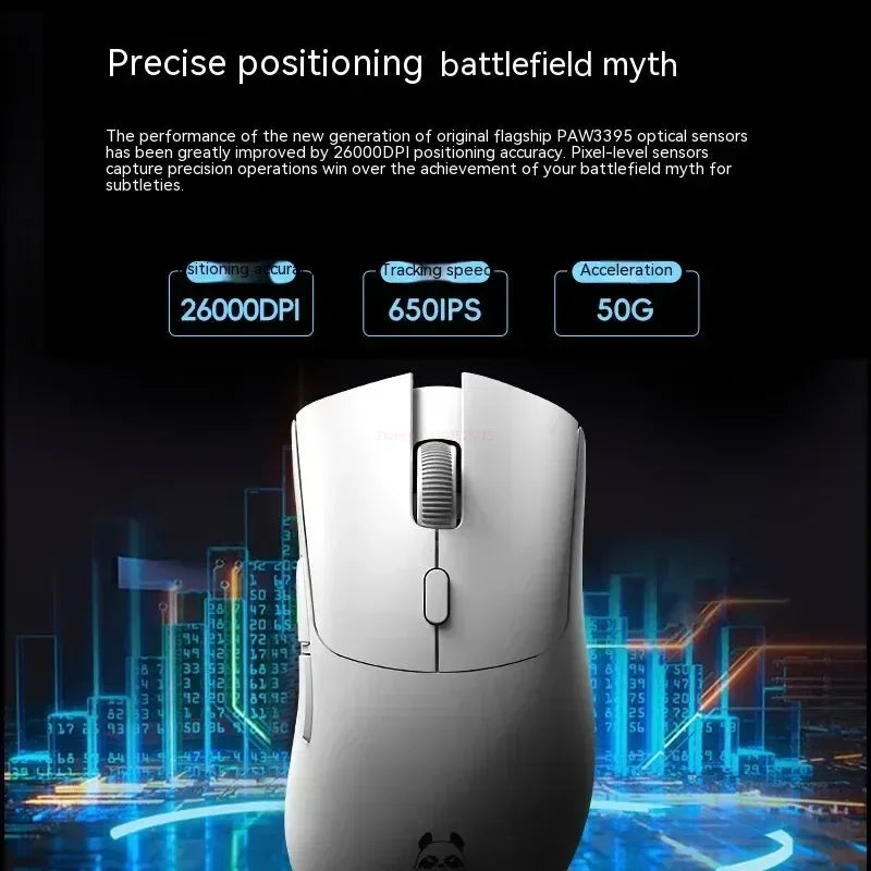 Metaphyuni Metapanda P1 draadloze muis P1 Pro Max Paw3395L lage latentie lichtgewicht e-sports gamingmuis ergonomisch pc-gamercadeau