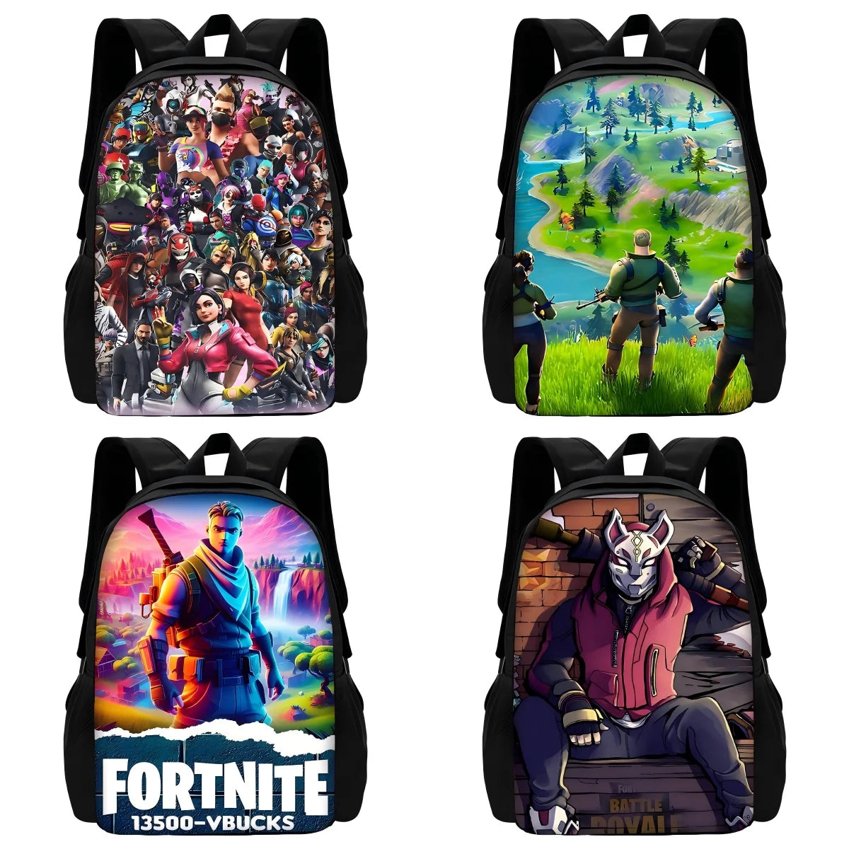Hot Game FortniteS Kids Backpacks Boys and Girls Student Birthday Gift Child School Bags Unisex Camping Durable Rucksack