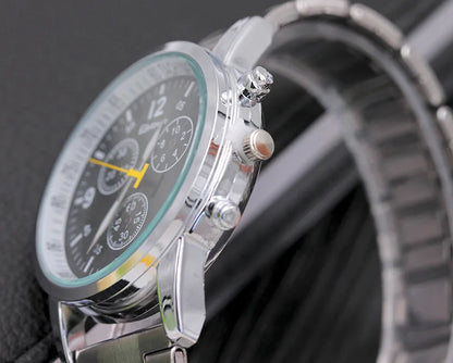 Watch Men Luxury Stainless Steel Sport Quartz Hour Wrist Analog Watch Casual Chic Watch Relogios Masculino Montre Homme Reloj