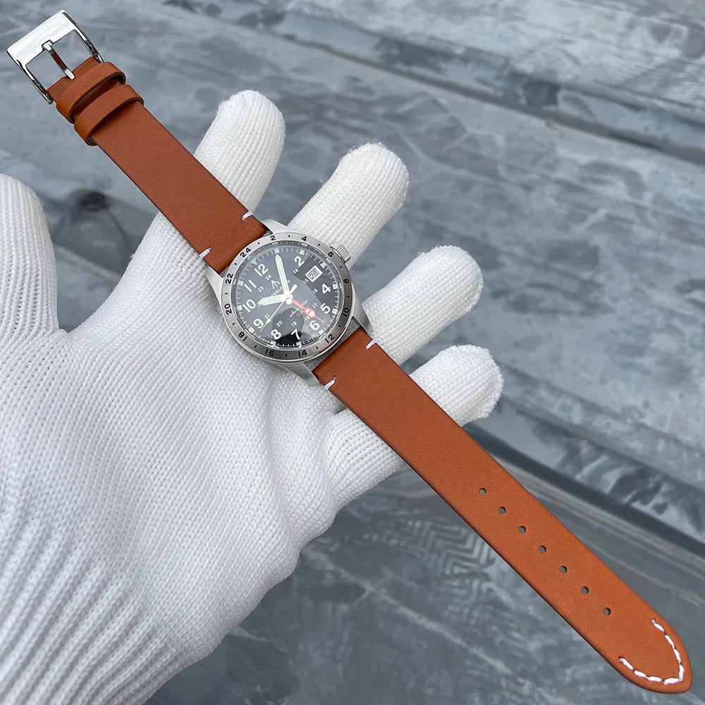Reloj de pulsera mecánico STEELFLIER Official SF792 GMT con movimiento NH34, luminiscencia Super BGW9 C3, impermeable 200M, reloj de buceo de lujo para hombre