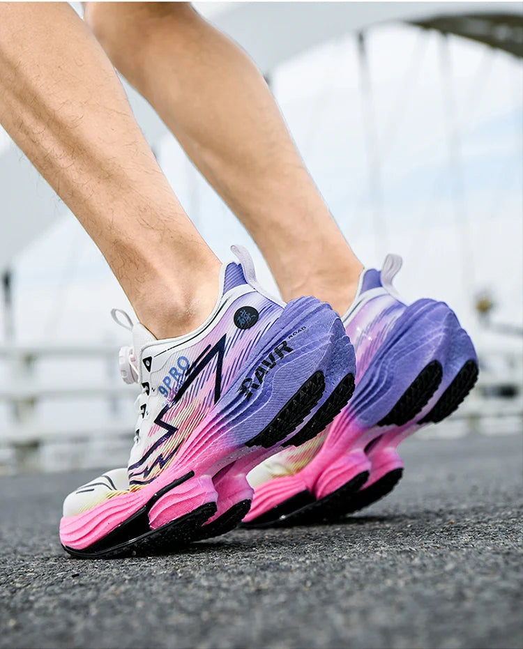 Baskets décontractées respirantes pour hommes, chaussures de course de luxe, mocassins à la mode, chaussures de course pour hommes
