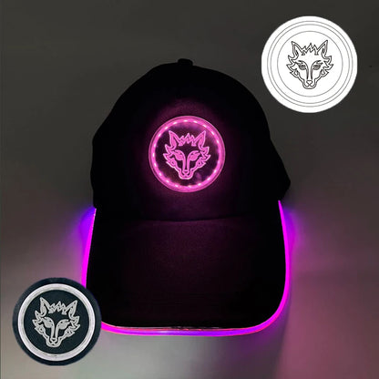 Cappellino da baseball luminoso fashion a LED, cappello hip-hop fluorescente per bar e club, per uomo e donna, DJ, danza, accessori e costume